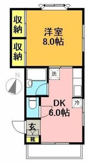 ハイムS＆Gの間取り画像