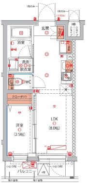 （仮称）東京八広THE SKYレジデンスの間取り画像