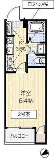 レスポワール東府中の間取り画像