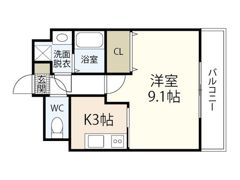 クローバー大町の間取り画像