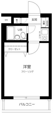 パークウェル西新宿の間取り画像