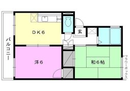 コーポ水泥の間取り画像
