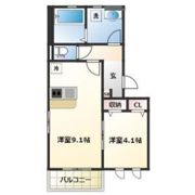 COORS Ⅰの間取り画像