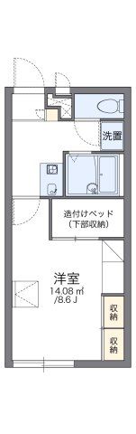 レオパレス五福の間取り画像