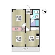 千代田マンションの間取り画像