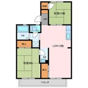 サニーハイツの間取り画像