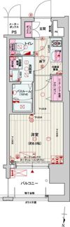 レオンコンフォート梅田北の間取り画像