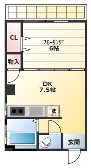 ハイリッチマンションの間取り画像