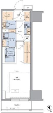 トラディティオ門前仲町の間取り画像