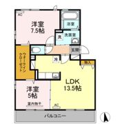 KIMIKO B棟の間取り画像