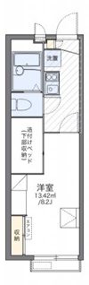 レオパレスクレストタウンBの間取り画像