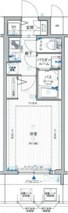ジュネーゼロイヤルレジデンス梅田東の間取り画像