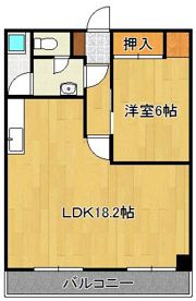 ディアライフ赤坂の間取り画像