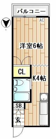 フローレス弘明寺の間取り画像