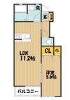 仮）平野新築AP B棟の間取り画像