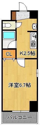 ケイズプレイス旦過の間取り画像