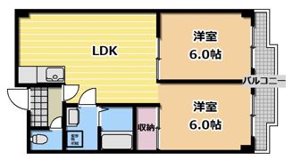 ラフィーネ鶴丸の間取り画像