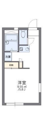 レオパレスヴィルヌーブの間取り画像