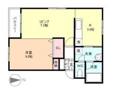プライム1の間取り画像