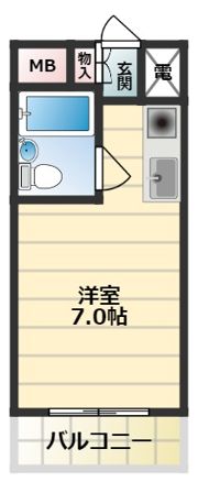 フェルティ・シャトー守口の間取り画像