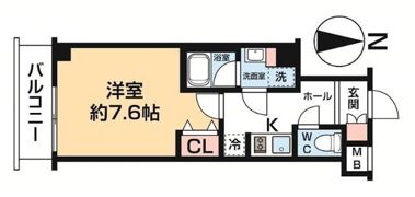 アンベリール大山WESTの間取り画像