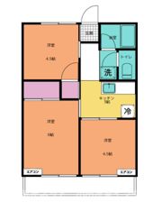 シティハイム湘南Aの間取り画像