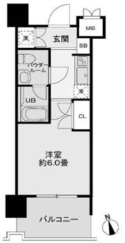 レジディア新宿御苑の間取り画像