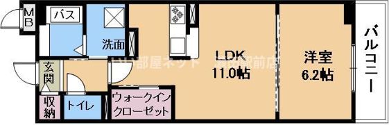 メディカル 松下南の間取り画像