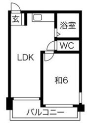 ベルシェ岡本の間取り画像