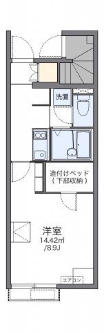レオネクストカストル雄の間取り画像