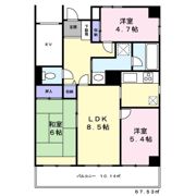 ツインズ浦和の間取り画像