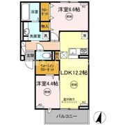 D－ROOM春日Bの間取り画像