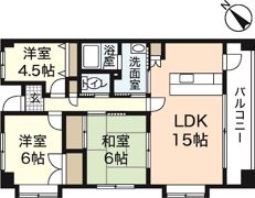 レジデンス大町西館の間取り画像