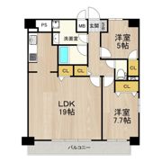 グランルクレ新大阪の間取り画像