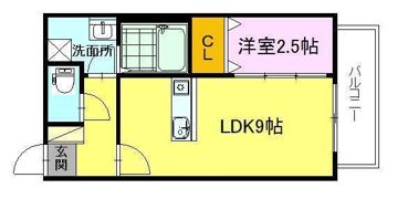 セブンプロート向洋駅前の間取り画像