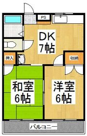 メゾンドエスポワールの間取り画像