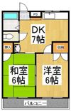 メゾンドエスポワールの間取り画像