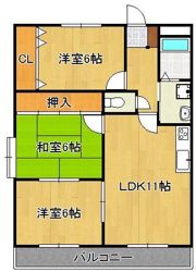 パークライフMの間取り画像