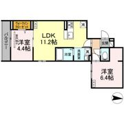 アンソレイエⅡの間取り画像