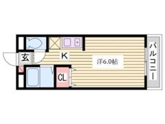 美野丘ハイツの間取り画像