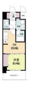 Metrosa京町堀の間取り画像