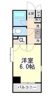 アルファコートの間取り画像