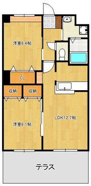 グランドゥールの間取り画像