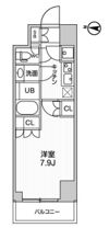 ガリシア森下Ⅴの間取り画像