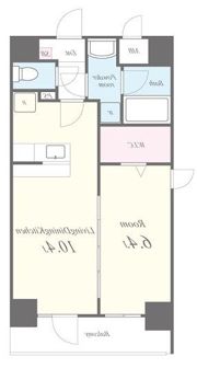 ｴｸｾﾙｼｱ天神橋の間取り画像