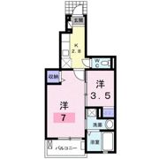 アンジュ元山の間取り画像