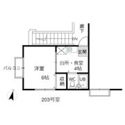 玉井ハイツの間取り画像