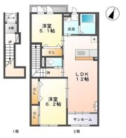ユニヴァリィ グレーシアの間取り画像