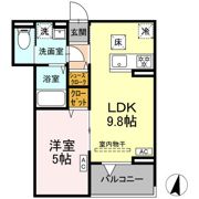 セレスティア大島の間取り画像