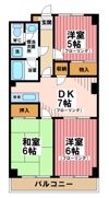 ベルジュールオーシャンの間取り画像